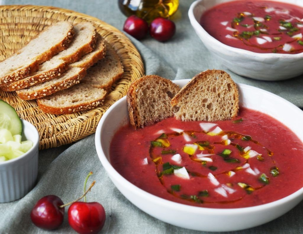 Cherry Gazpacho--